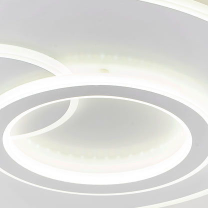 Πολυέλαιος LED με τηλεχειριστήριο NOLUX 34W, Στρογγυλός, Κρύος/Ζεστός/Ουδέτερος φωτισμός, Ρυθμιζόμενος, Λευκοί πολυέλαιοι LED με τηλεχειριστήριο Προεπιλεγμένος τίτλος Alessandro Design
