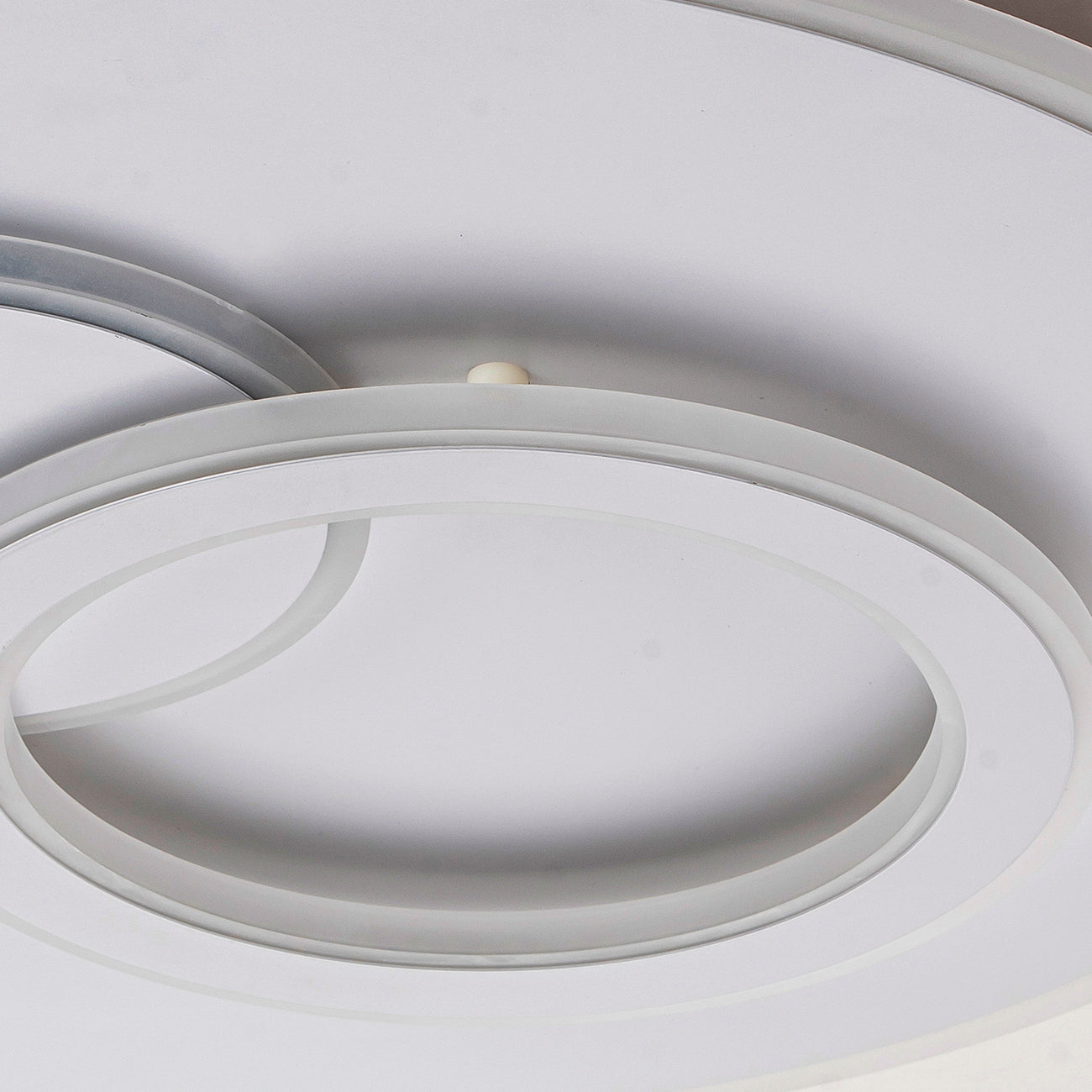 Πολυέλαιος LED με τηλεχειριστήριο NOLUX 34W, Στρογγυλός, Κρύος/Ζεστός/Ουδέτερος φωτισμός, Ρυθμιζόμενος, Λευκοί πολυέλαιοι LED με τηλεχειριστήριο Προεπιλεγμένος τίτλος Alessandro Design