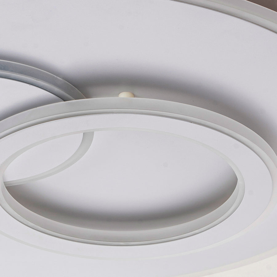 Πολυέλαιος LED με τηλεχειριστήριο NOLUX 34W, Στρογγυλός, Κρύος/Ζεστός/Ουδέτερος φωτισμός, Ρυθμιζόμενος, Λευκοί πολυέλαιοι LED με τηλεχειριστήριο Προεπιλεγμένος τίτλος Alessandro Design