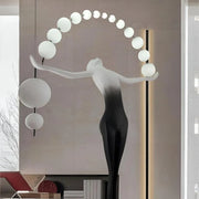 Φωτιστικό δαπέδου Anatolio LED 24W 4000KMetal Black Veioze & Φωτιστικό δαπέδου Προεπιλεγμένος τίτλος Alessandro Design