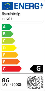 Πολυέλαιος LED FLORENSIA, 86W, Κρύο/Ζεστό/Ουδέτερο φως, Λευκός Εφαρμοσμένος πολυέλαιος LED Προεπιλεγμένος τίτλος Alessandro Design