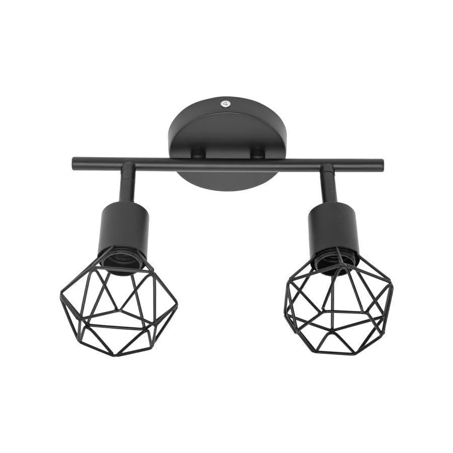 Lustra Abigela 2x E27 Black Προεπιλεγμένος τίτλος Alessandro Design