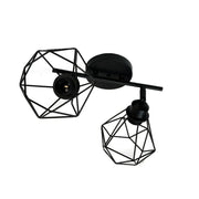Aerope Chandelier, 2x E27, Metal, Black Industrial Chandeliers Προεπιλεγμένος τίτλος Alessandro Design