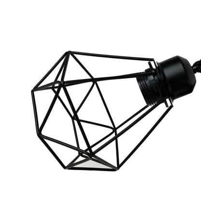 Aerope Chandelier, 2x E27, Metal, Black Industrial Chandeliers Προεπιλεγμένος τίτλος Alessandro Design