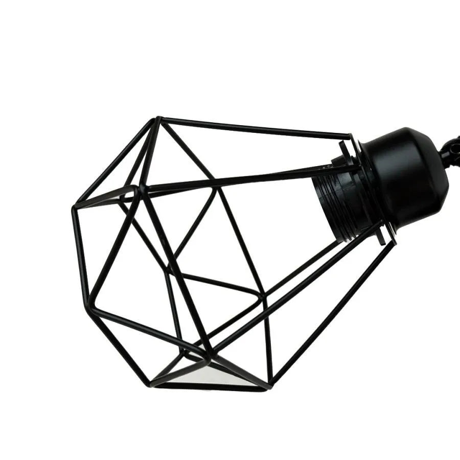 Aerope Chandelier, 2x E27, Metal, Black Industrial Chandeliers Προεπιλεγμένος τίτλος Alessandro Design