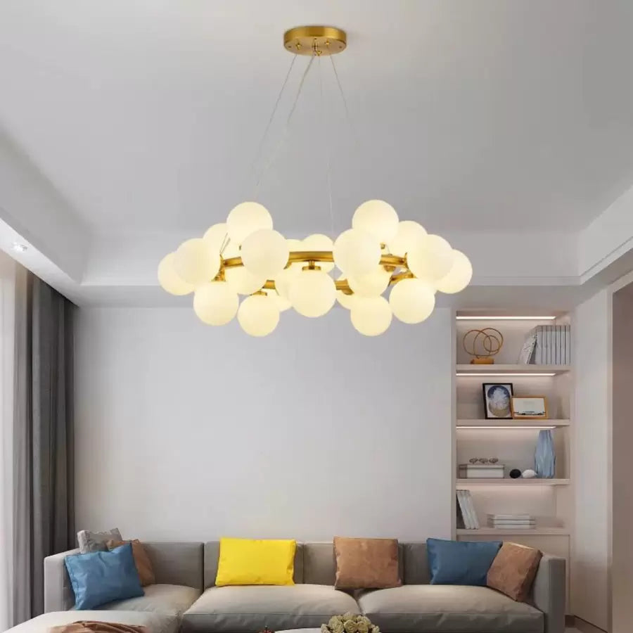 Arianna 25x G9 White Gold Chandelier Προεπιλεγμένος τίτλος Alessandro Design