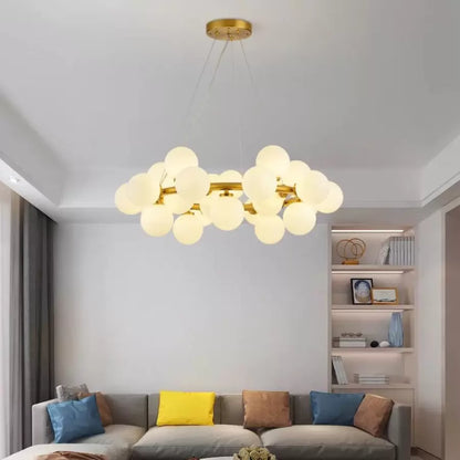 Arianna 25x G9 White Gold Chandelier Προεπιλεγμένος τίτλος Alessandro Design