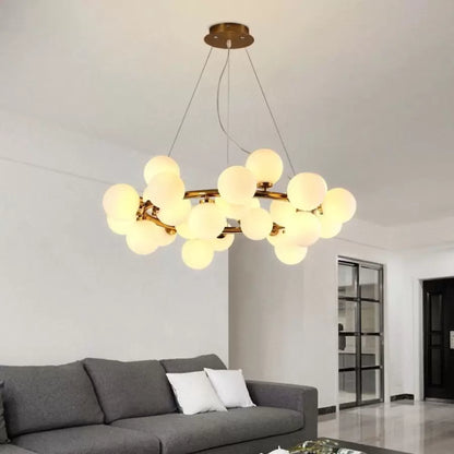 Arianna 25x G9 White Gold Chandelier Προεπιλεγμένος τίτλος Alessandro Design