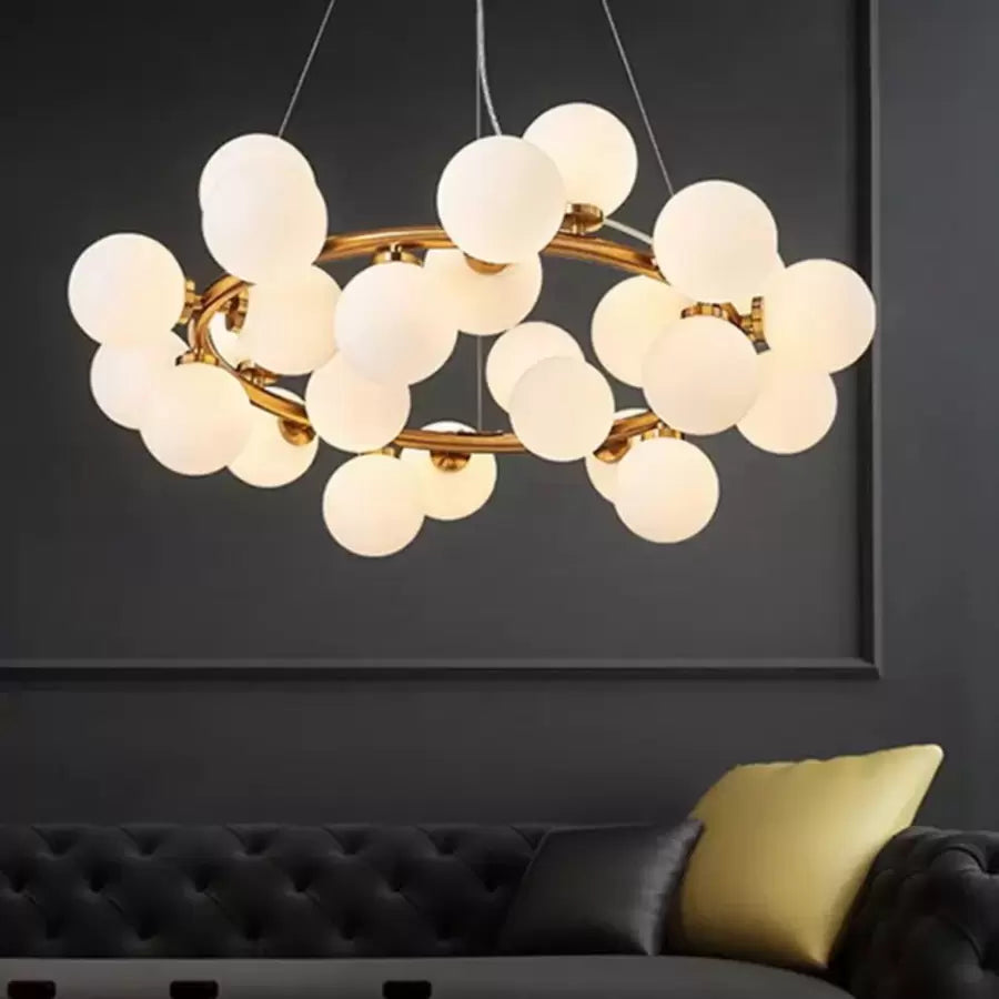 Arianna 25x G9 White Gold Chandelier Προεπιλεγμένος τίτλος Alessandro Design