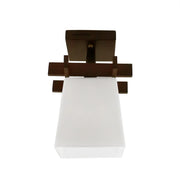 Cala Chandelier, 1 x E27, καφέ με λευκό, ξύλο και γυαλί Classic Chandeliers Προεπιλεγμένος τίτλος Alessandro Design
