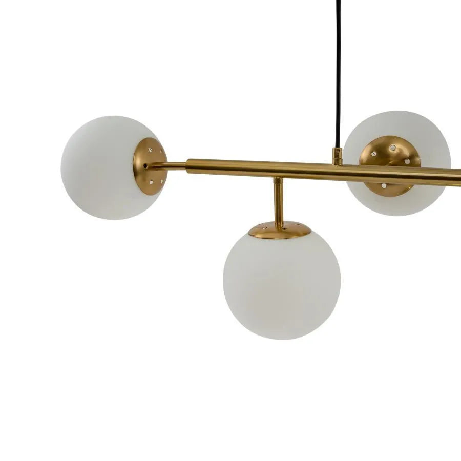 Capris Chandelier, 6x E27, Metal, Gold Modern Chandeliers Προεπιλεγμένος τίτλος Alessandro Design