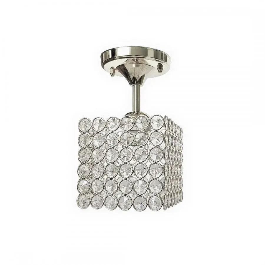 Catrina Chandelier, 1xE27, Chrome, Metal and Crystal Classic Chandeliers Προεπιλεγμένος τίτλος Alessandro Design