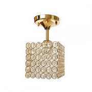 Catrina Crystal Chandelier, 1 x E27, Square, Gold Classic Chandeliers Προεπιλεγμένος τίτλος Alessandro Design