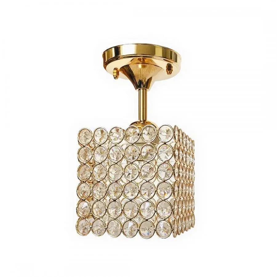 Catrina Crystal Chandelier, 1 x E27, Square, Gold Classic Chandeliers Προεπιλεγμένος τίτλος Alessandro Design