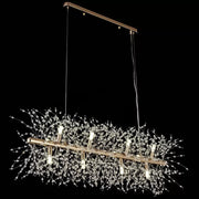 Lachlan Crystal Chandelier 8x G9 Gold Modern Chandeliers Προεπιλεγμένος τίτλος Alessandro Design