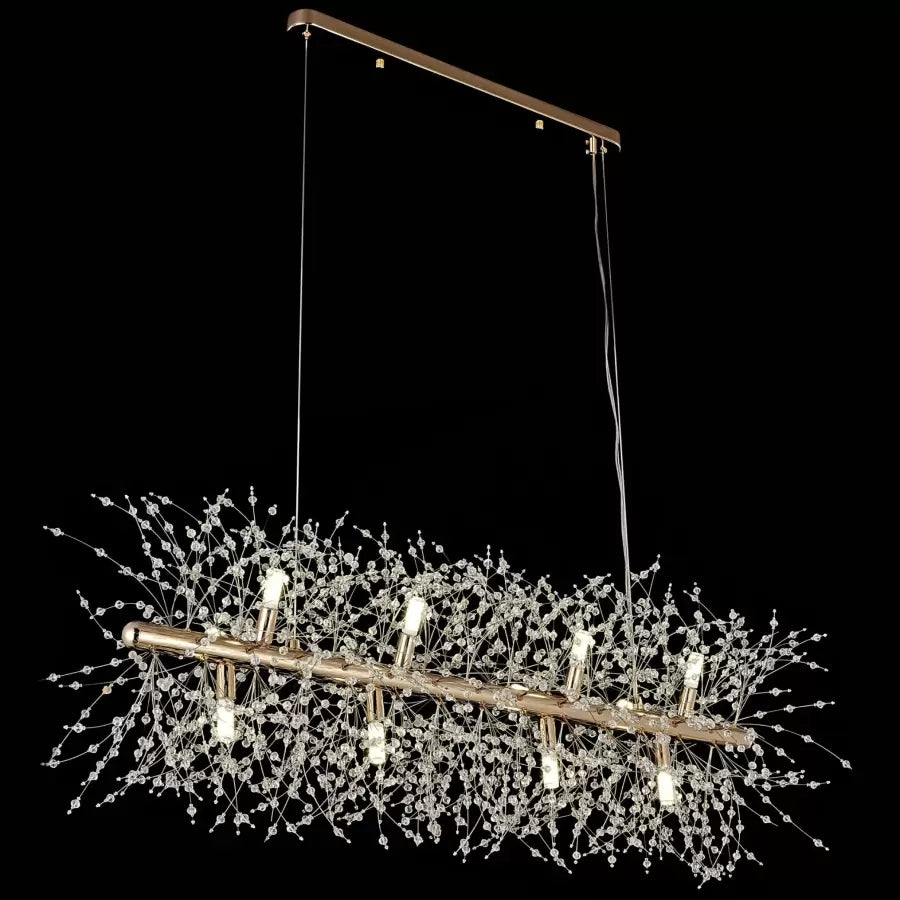 Lachlan Crystal Chandelier 8x G9 Gold Modern Chandeliers Προεπιλεγμένος τίτλος Alessandro Design