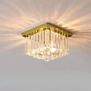 Crystal Chandelier MARTINEZ Linear Luxe, Διάμετρος 35cm, 4x E14, Shiny Gold Modern Candelabra Προεπιλεγμένος τίτλος Alessandro Design