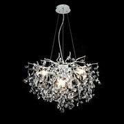 Konnan Crystal Chandelier 6*E14 Diameter 60cm White Crystal Candelabra Προεπιλεγμένος τίτλος Alessandro Design