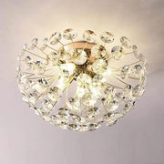 Crystal Chandelier MINUE, 4x G9, Diameter 35cm, Shiny Gold Crystal Chandeliers Προεπιλεγμένος τίτλος Alessandro Design