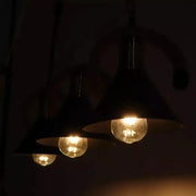 Rope Chandelier 3xE27, Brown, Metal and String Vintage Chandeliers Προεπιλεγμένος τίτλος Alessandro Design