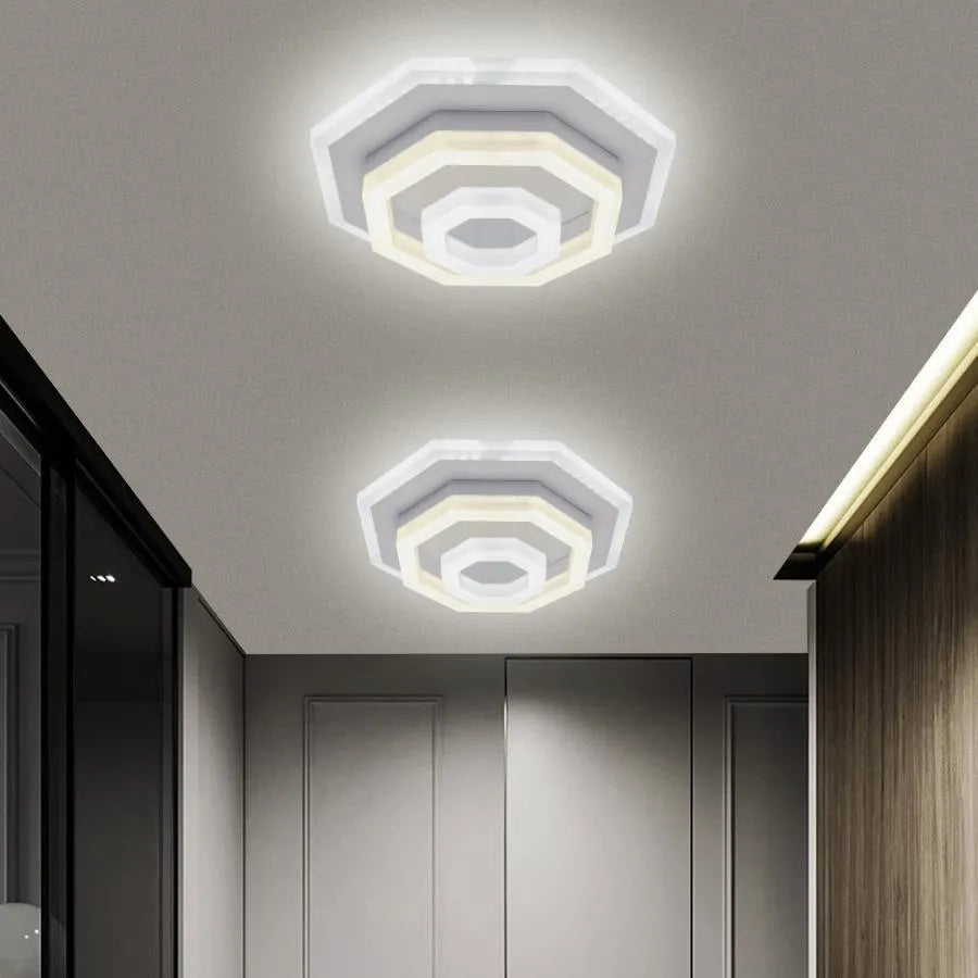 Πολυέλαιος LED ADELINE 24W, Διάμετρος 20cm, Κρύο/Ζεστό/Ουδέτερο φως, Λευκό