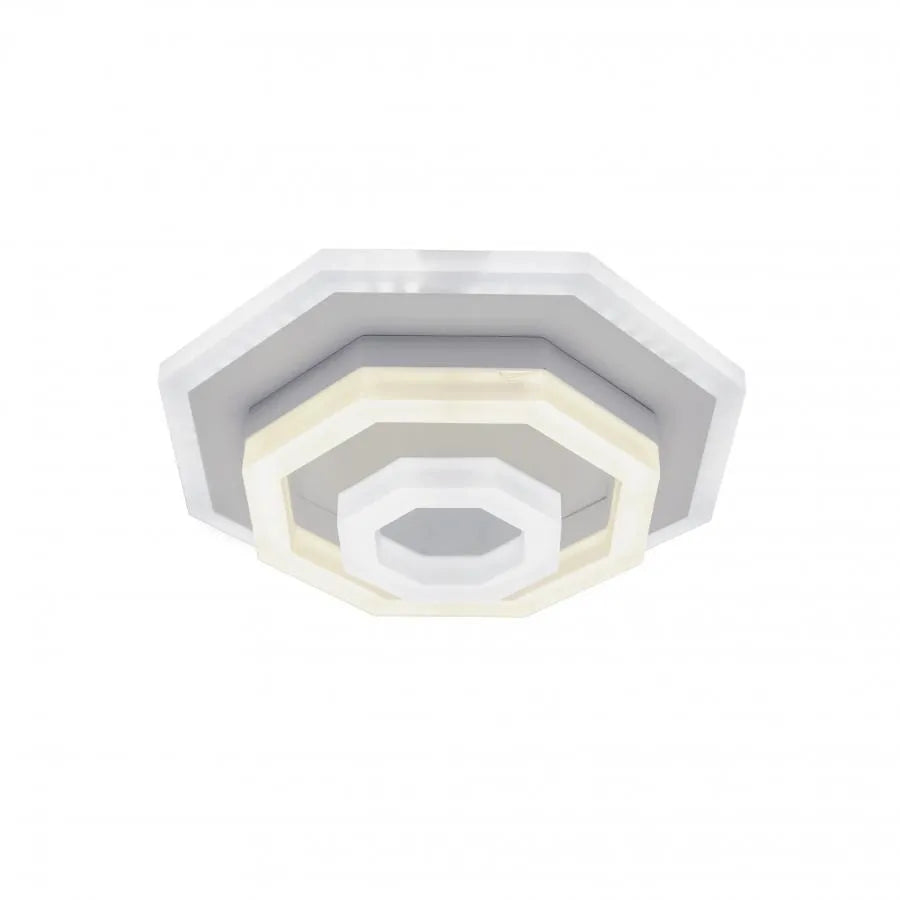 Πολυέλαιος LED ADELINE 24W, Διάμετρος 20cm, Κρύο/Ζεστό/Ουδέτερο φως, Λευκό