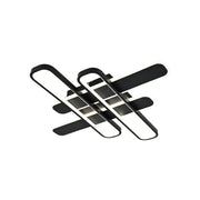 Πολυέλαιος LED με τηλεχειριστήριο AFINA 120W, 4 Στοιχεία, Κρύο/Ζεστό/Ουδέτερο φως, Ρυθμιζόμενο, Μαύροι πολυέλαιοι LED με τηλεχειριστήριο Προεπιλεγμένος τίτλος Alessandro Design