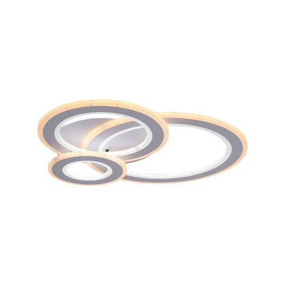 KYLIE LED Πολυέλαιος 77W, 3 κύκλοι, Κρύο/Ζεστό/Ουδέτερο φως, Λευκό