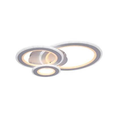 KYLIE LED Πολυέλαιος 77W, 3 κύκλοι, Κρύο/Ζεστό/Ουδέτερο φως, Λευκό