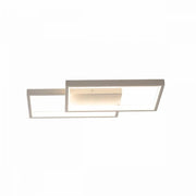 Πολυέλαιος LED με τηλεχειριστήριο LANDYN 37W, 2 τετράγωνα, κρύο/θερμό/ουδέτερο φως, ρυθμιζόμενο, λευκός πολυέλαιος LED με τηλεχειριστήριο Προεπιλεγμένος τίτλος Alessandro Design