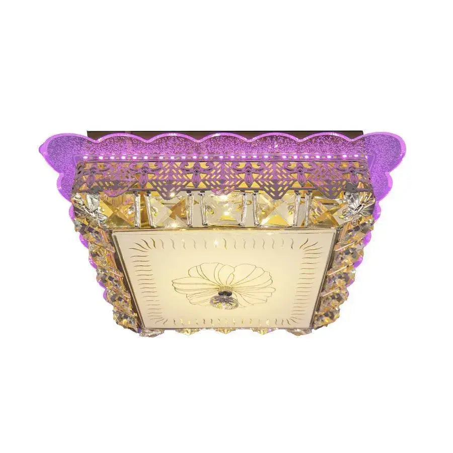 Crystal LED πολυέλαιος ANAIDA RGB 20W, 3000K / 4000K / 6000K, Χρυσοί πολυέλαιοι LED με τηλεχειριστήριο Προεπιλεγμένος τίτλος Alessandro Design