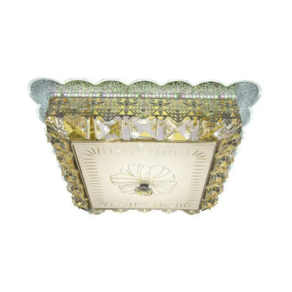 Crystal LED πολυέλαιος ANAIDA RGB 20W, 3000K / 4000K / 6000K, Χρυσοί πολυέλαιοι LED με τηλεχειριστήριο Προεπιλεγμένος τίτλος Alessandro Design