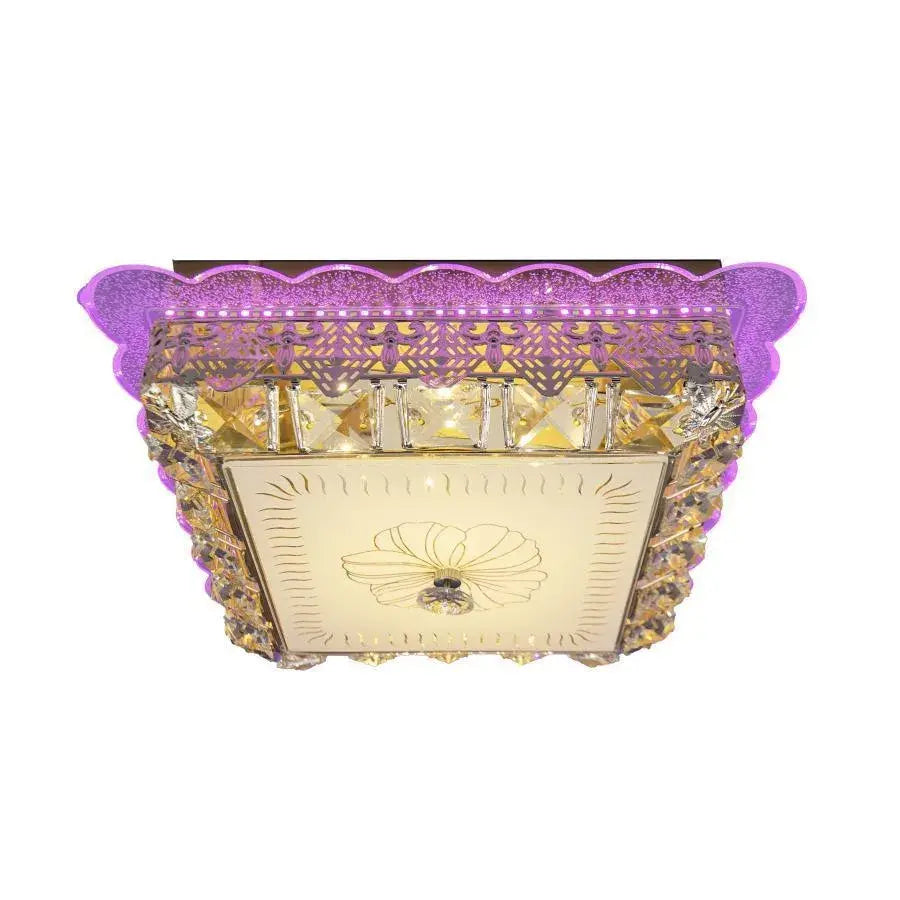 Crystal LED πολυέλαιος ANAIDA RGB 20W, 3000K / 4000K / 6000K, Χρυσοί πολυέλαιοι LED με τηλεχειριστήριο Προεπιλεγμένος τίτλος Alessandro Design