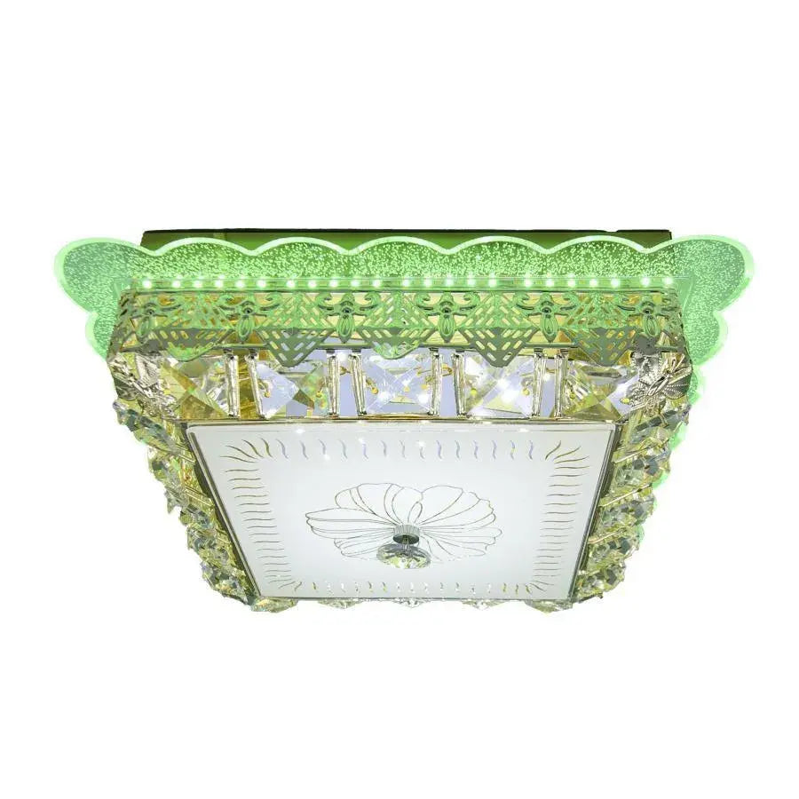 Crystal LED πολυέλαιος ANAIDA RGB 20W, 3000K / 4000K / 6000K, Χρυσοί πολυέλαιοι LED με τηλεχειριστήριο Προεπιλεγμένος τίτλος Alessandro Design