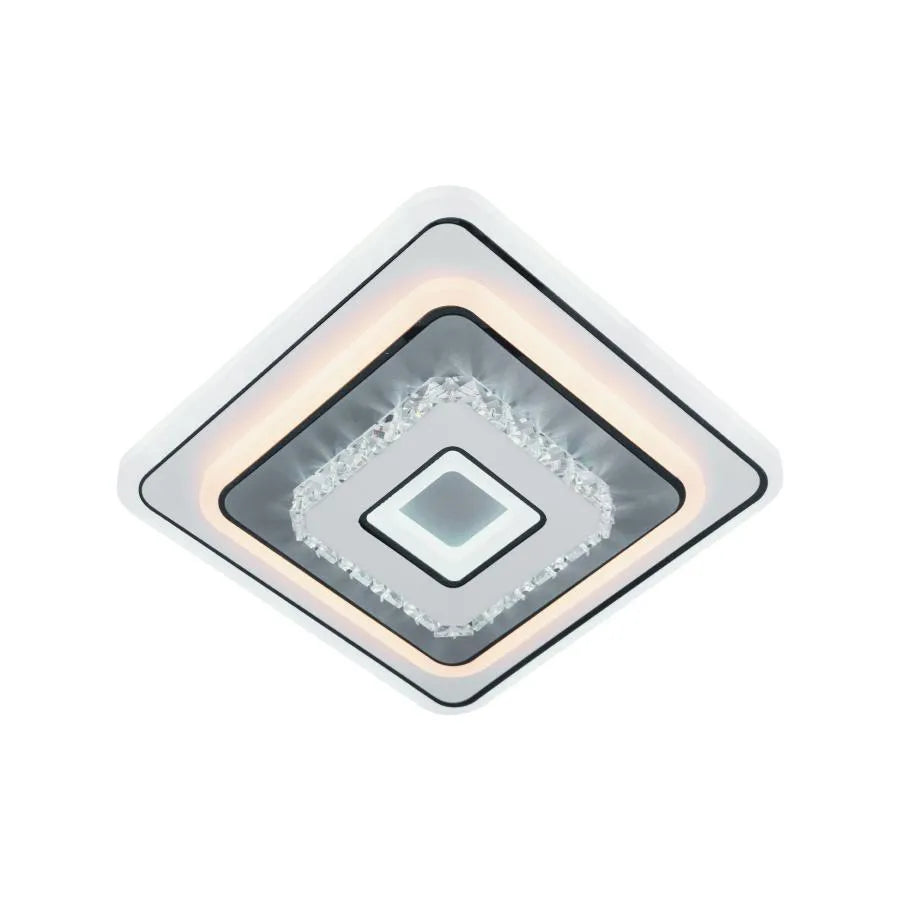 Κρυστάλλινος πολυέλαιος LED ARABELA 40W, Κρύο/Ζεστό/Ουδέτερο φως, Λευκοί πολυέλαιοι LED Προεπιλεγμένος τίτλος Alessandro Design