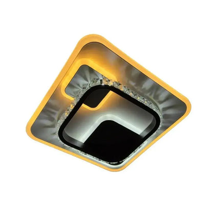 Crystal LED πολυέλαιος ARIELLA 39W, Τετράγωνο, Κρύο/Ζεστό/Ουδέτερο φως, Μαύροι πολυέλαιοι LED Προεπιλεγμένος τίτλος Alessandro Design