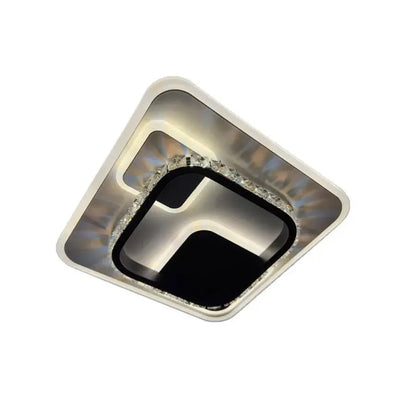 Crystal LED πολυέλαιος ARIELLA 39W, Τετράγωνο, Κρύο/Ζεστό/Ουδέτερο φως, Μαύροι πολυέλαιοι LED Προεπιλεγμένος τίτλος Alessandro Design