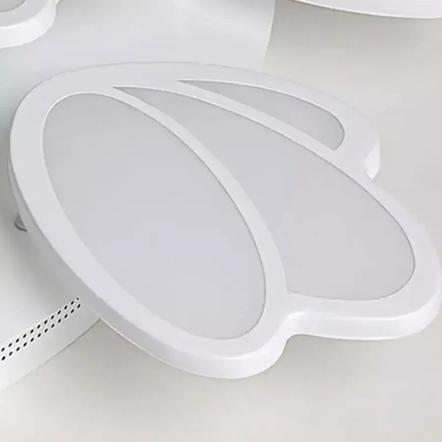 Πολυέλαιος LED με τηλεχειριστήριο TULIP 45W, 3 πέταλα, Κρύο/Ζεστό/Ουδέτερο φως, Ρυθμιζόμενο, Λευκός πολυέλαιος LED με τηλεχειριστήριο Προεπιλεγμένος τίτλος Alessandro Design