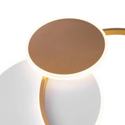Πολυέλαιος LED με Τηλεχειριστήριο KILLIAN 46W, 3 κύκλοι, Κρύο/Ζεστό/Ουδέτερο φως 3000K/4000K/6000K, Ρυθμιζόμενο, Χρυσό Λευκό LED Πολυέλαιοι με Τηλεχειριστήριο Προεπιλεγμένος τίτλος Alessandro Design