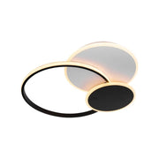 Πολυέλαιος LED με τηλεχειριστήριο KILLIAN 46W, 3 κύκλοι, κρύο/θερμ/ουδέτερο φως, ρυθμιζόμενο, μαύροι πολυέλαιοι LED με τηλεχειριστήριο Προεπιλεγμένος τίτλος Alessandro Design