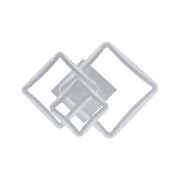 Πολυέλαιος LED με τηλεχειριστήριο FARYDA 120W, 3 Τετράγωνα, Κρύο/Ζεστό/Ουδέτερο φως, Ρυθμιζόμενο, Λευκό