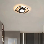 Πολυέλαιος LED DUOFORM, 21W, 3 τετράγωνα, Κρύο/Ζεστό/Ουδέτερο φως, Μαύροι πολυέλαιοι LED Προεπιλεγμένος τίτλος Alessandro Design