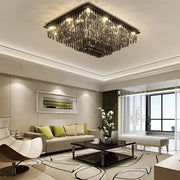 Crystal Chandelier, Brady, 14xE14, Rectangular, Grey Crystal Chandeliers Προεπιλεγμένος τίτλος Alessandro Design