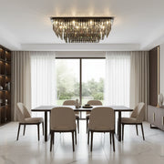Crystal Chandelier, Brady, 14xE14, Rectangular, Grey Crystal Chandeliers Προεπιλεγμένος τίτλος Alessandro Design