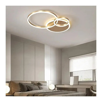Πολυέλαιος LED με Τηλεχειριστήριο MYRENE 110W, 2 κύκλοι, κρύο/θερμ/ουδέτερο φως, ρυθμιζόμενο, χρυσοί πολυέλαιοι LED με τηλεχειριστήριο Προεπιλεγμένος τίτλος Alessandro Design