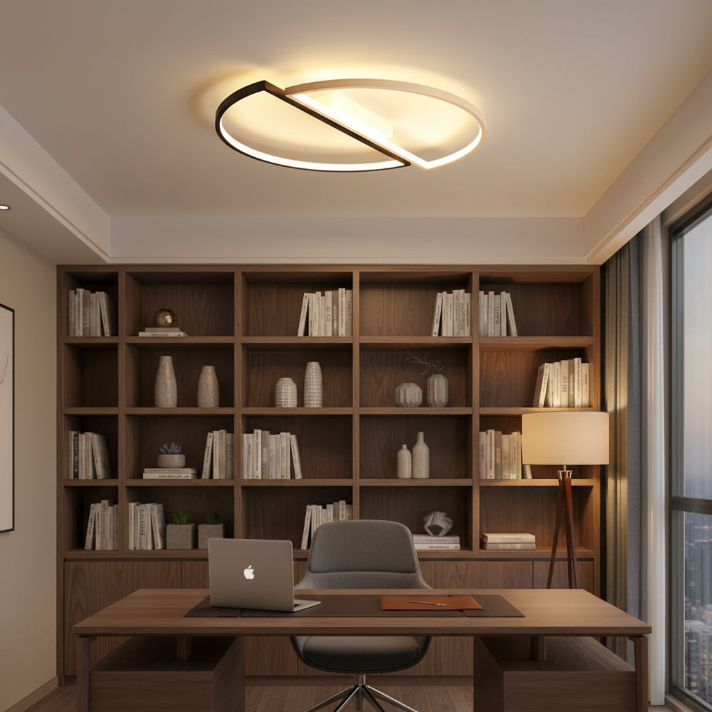 Πολυέλαιος LED με τηλεχειριστήριο VECTOR ARCUS 52W, 2 Στοιχεία, Κρύο/Ζεστό/Ουδέτερο φως, Ρυθμιζόμενο, Λευκό μαύρο LED Πολυέλαιοι με τηλεχειριστήριο Προεπιλεγμένος τίτλος Alessandro Design