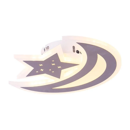 Πολυέλαιος LED ELLY 36W, Σελήνη και αστέρι, Κρύο/Ζεστό/Ουδέτερο φως, Καφέ LED Πολυέλαιος Προεπιλεγμένος τίτλος Alessandro Design