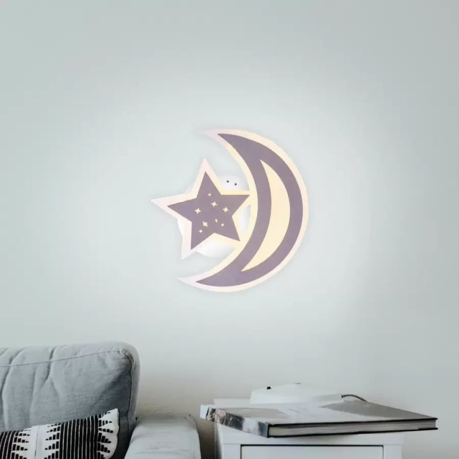 Πολυέλαιος LED ELLY 36W, Σελήνη και αστέρι, Κρύο/Ζεστό/Ουδέτερο φως, Καφέ LED Πολυέλαιος Προεπιλεγμένος τίτλος Alessandro Design