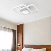 DUOFORM LED Πολυέλαιος 21W, 3 τετράγωνα, Κρύο/Ζεστό/Ουδέτερο φως, Λευκοί Εφαρμοσμένοι πολυέλαιοι LED Προεπιλεγμένος τίτλος Alessandro Design