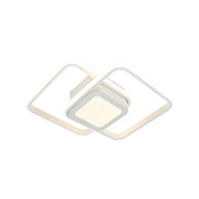 DUOFORM LED Πολυέλαιος 21W, 3 τετράγωνα, Κρύο/Ζεστό/Ουδέτερο φως, Λευκοί Εφαρμοσμένοι πολυέλαιοι LED Προεπιλεγμένος τίτλος Alessandro Design